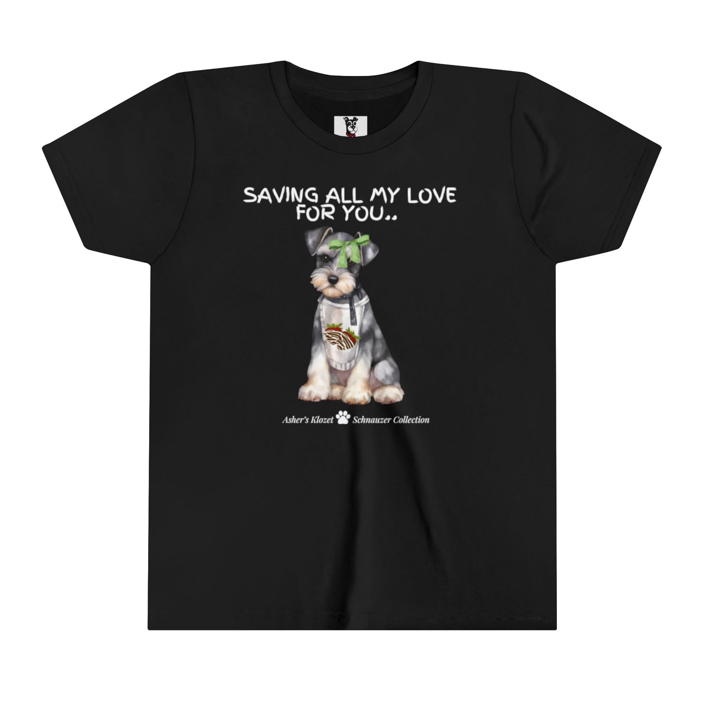 Saving all my love for you Youth Short Sleeve Tee