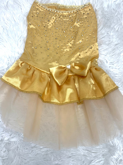 "Good as Gold" Glam Dress